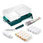 4 Inch Small Paint Roller Kit with Tray Liners -15 Pack