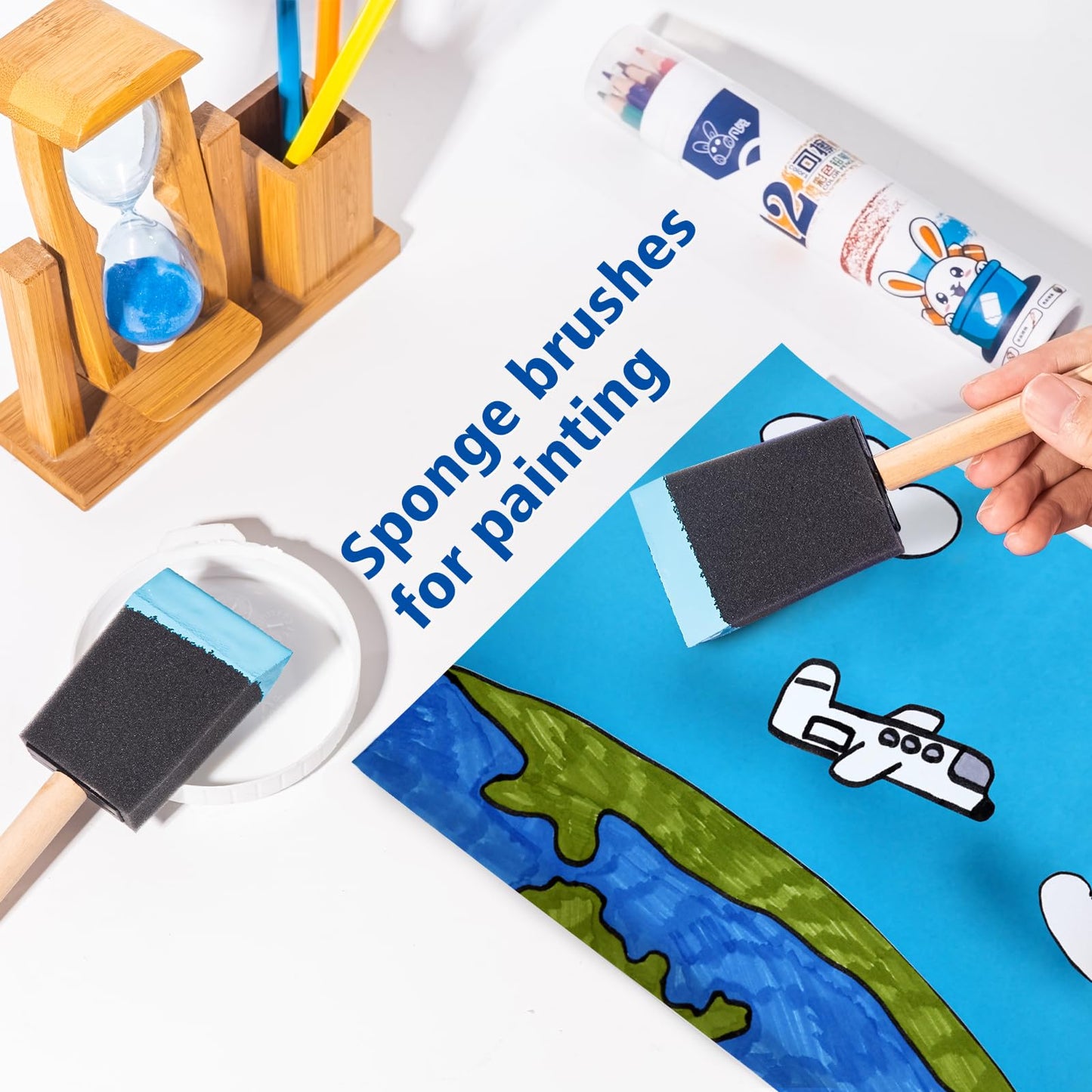 2 Inch Foam Paint Brushes, 48 Pack