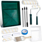4 & 9 Inch Paint Roller Kit with 3 FT Extension Pole-13 PCS