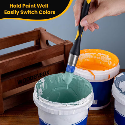 0.7 Inch Trim Paint Brush, 3 Pack