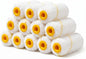 2 Inch 3/8" Nap Microfiber Mini Paint Rollers Covers-12 Pack