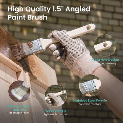10‑Piece Paint Roller Kit with 3 FT Extension Pole, 9" Rollers
